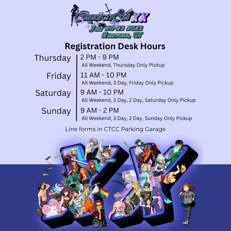 Registration Desk Hours
