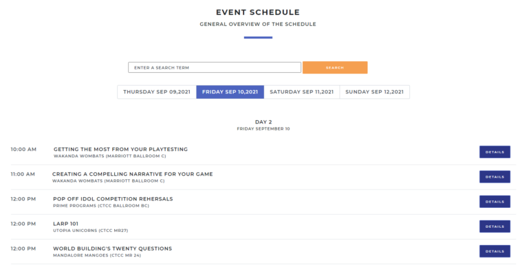 2021 Schedule Posted!